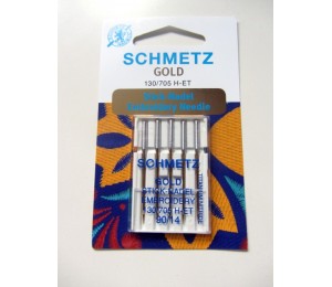 Schmetz Gold Titan Maschinennadeln für Stickgarn 90